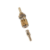 Maxbell Brass Welding Torch Quick Connector Fitting Fast Connection of Water or Gas Yellow 6mm