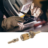 Maxbell Brass Welding Torch Quick Connector Fitting Fast Connection of Water or Gas Yellow 6mm