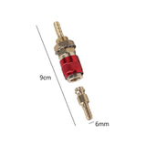 Maxbell Brass Welding Torch Quick Connector Fitting Fast Connection of Water or Gas Red 6mm