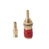 Maxbell Brass Welding Torch Quick Connector Fitting Fast Connection of Water or Gas Red 6mm