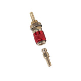Maxbell Brass Welding Torch Quick Connector Fitting Fast Connection of Water or Gas Red 6mm
