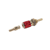 Maxbell Brass Welding Torch Quick Connector Fitting Fast Connection of Water or Gas Red 6mm