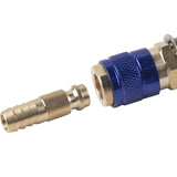 Maxbell Brass Welding Torch Quick Connector Fitting Fast Connection of Water or Gas Blue 8mm