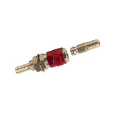 Maxbell Brass Welding Torch Quick Connector Fitting Fast Connection of Water or Gas Red 8mm