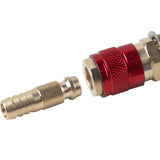 Maxbell Brass Welding Torch Quick Connector Fitting Fast Connection of Water or Gas Red 8mm