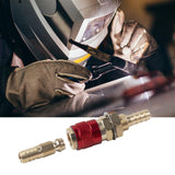 Maxbell Brass Welding Torch Quick Connector Fitting Fast Connection of Water or Gas Red 8mm