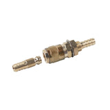 Maxbell Brass Welding Torch Quick Connector Fitting Fast Connection of Water or Gas Yellow 8mm