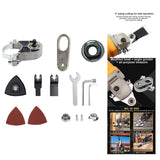 Maxbell Angle Grinder Changed to treasure Multitool for Woodworking style A