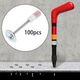 Maxbell 100 Pieces Multipurpose Manual Steel Nails Fixed Device for Ceiling Home DIY Fire Nail