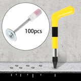 Maxbell 100 Pieces Multipurpose Manual Steel Nails Fixed Device for Ceiling Home DIY Fire Nail