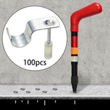 Maxbell 100 Pieces Multipurpose Manual Steel Nails Fixed Device for Ceiling Home DIY Tube Nail