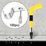 Maxbell 100 Pieces Multipurpose Manual Steel Nails Fixed Device for Ceiling Home DIY Tube Nail