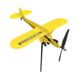 Maxbell Iron Airplane Weathervane Aircraft Weather Vane for Garden Patio Decoration S