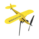 Maxbell Iron Airplane Weathervane Aircraft Weather Vane for Garden Patio Decoration S