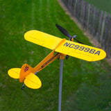 Maxbell Iron Airplane Weathervane Aircraft Weather Vane for Garden Patio Decoration S
