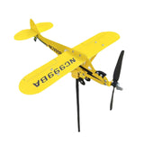 Maxbell Iron Airplane Weathervane Aircraft Weather Vane for Garden Patio Decoration S