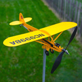 Maxbell Iron Airplane Weathervane Aircraft Weather Vane for Garden Patio Decoration S