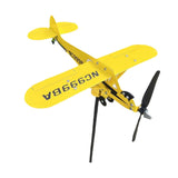 Maxbell Iron Airplane Weathervane Aircraft Weather Vane for Garden Patio Decoration S