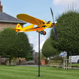 Maxbell Iron Airplane Weathervane Aircraft Weather Vane for Garden Patio Decoration S