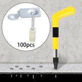 Maxbell 100 Pieces Multipurpose Manual Steel Nails Fixed Device for Ceiling Home DIY Hook Nail