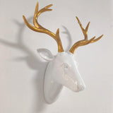 Maxbell Deer Head Decoration Housewarming Gifts Ornaments for Hotel Porch Bedroom
