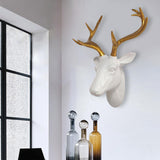 Maxbell Deer Head Decoration Housewarming Gifts Ornaments for Hotel Porch Bedroom