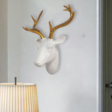Maxbell Deer Head Decoration Housewarming Gifts Ornaments for Hotel Porch Bedroom