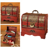 Maxbell Chinese Style Wooden Jewelry Box with Drawer Dresser Ornaments Style B