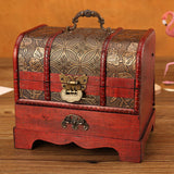 Maxbell Chinese Style Wooden Jewelry Box with Drawer Dresser Ornaments Style B