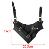 Maxbell Medieval Belt Sword Sheath Costume Knight Scabbard for Cosplay Performance Black