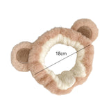 Maxbell Fleece Plush Headband Spa Hairband for Girls Skincare Makeup Khaki