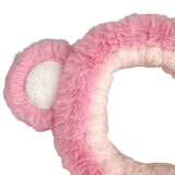 Maxbell Fleece Plush Headband Spa Hairband for Girls Skincare Makeup Pink