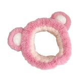 Maxbell Fleece Plush Headband Spa Hairband for Girls Skincare Makeup Pink