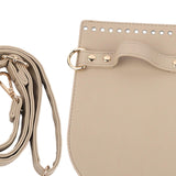 Maxbell PU Leather Bag Cover Shoulder Strap Hand Woven for Weaving Bags Purse Making Khaki