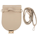 Maxbell PU Leather Bag Cover Shoulder Strap Hand Woven for Weaving Bags Purse Making Khaki