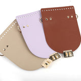 Maxbell PU Leather Bag Cover Shoulder Strap Hand Woven for Weaving Bags Purse Making Khaki