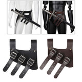 Maxbell Medieval Sword Frog Cutlass Rapier Costume for Stage Show Men Adults Black