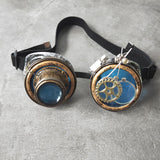 Maxbell Fashion Steampunk Goggles Eyewear Men Props Punk Colored Glasses