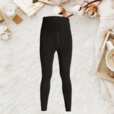 Maxbell Men's Thermal Pants Long Johns Bottom Fleece Lined Leggings Men Tights Black