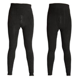 Maxbell Men's Thermal Pants Long Johns Bottom Fleece Lined Leggings Men Tights Black