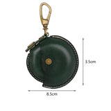 Maxbell Portable Retro Jewelry Wallet Viking Style Bag Tray for Gift Adults Dark Green