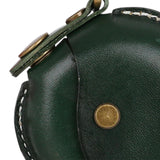 Maxbell Portable Retro Jewelry Wallet Viking Style Bag Tray for Gift Adults Dark Green