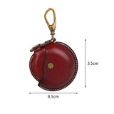 Maxbell Portable Retro Jewelry Wallet Viking Style Bag Tray for Gift Adults Deep Red