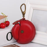 Maxbell Portable Retro Jewelry Wallet Viking Style Bag Tray for Gift Adults Red