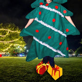 Maxbell Christmas Tree Costume Xmas Party Clothes Cosplay for New Years Stage Green