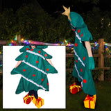 Maxbell Christmas Tree Costume Xmas Party Clothes Cosplay for New Years Stage Green