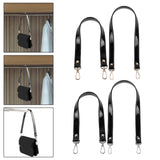 Maxbell Replacement Purse Straps Handle Strap Clutches Handbag PU Leather Bag Strap Aureate  43cm