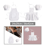 Maxbell 2 Pieces Baby Chef Apron and Hat Infant Baby Chef Costume Kids Costumes Set S Boy