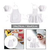 Maxbell 2 Pieces Baby Chef Apron and Hat Infant Baby Chef Costume Kids Costumes Set S Boy