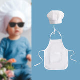 Maxbell 2 Pieces Baby Chef Apron and Hat Infant Baby Chef Costume Kids Costumes Set S Boy